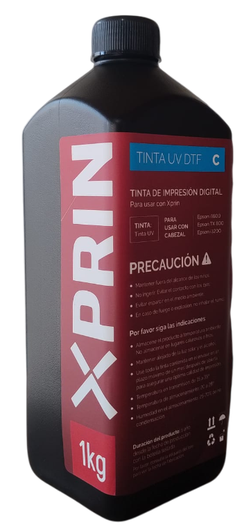 TINTA UV DTF XPRIN CIAN R (1 Kg.)
