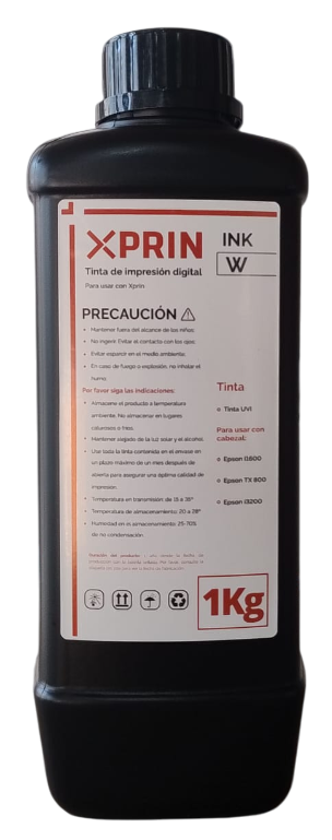 TINTA UV DTF XPRIN BLANCO SR (1 Kg.)