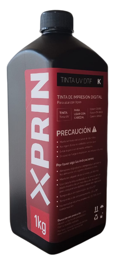 [11062007] TINTA UV DTF XPRIN NEGRO R (1 Kg.)