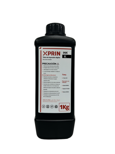 [11062013] TINTA UV DTF XPRIN NEGRO SR (1 Kg.)