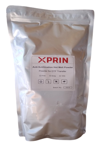 [81003007] POLVO ADHESIVO DTF XPRIN ANTISUBLIMACION GRIS (1 KG.)