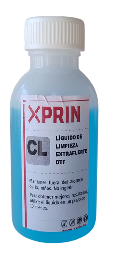 [11095002] LIQUIDO DE LIMPIEZA CABEZAL FUERTE AZUL XPRIN DTF  (100 ML)